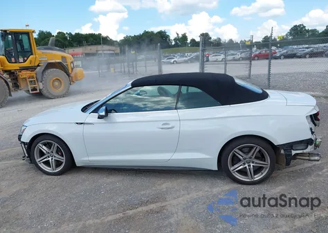 2018 Audi S5 3.0T Premium Plus z USA, uszkodzony, nr VIN WAU24GF50JN009209